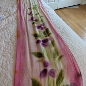 Silk Palace Multicolor Floral Scarf
